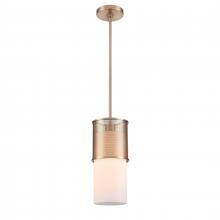 ELK Home 63321/1 - Esteem 6&#39;&#39; Wide 1-Light Mini Pendant - Aged Brass