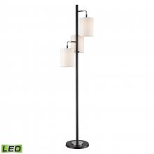 ELK Home 77101-LED - Uprising 72&#39;&#39; High 3-Light Floor Lamp - Black - Includes LED Bulbs