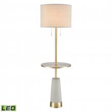 ELK Home 77129-LED - Below the Surface 63&#39;&#39; High 2-Light Floor Lamp - Polished Concrete - Includes LED Bulbs
