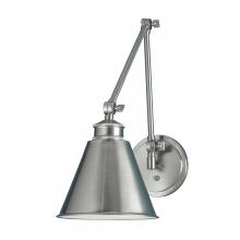 ELK Home 8475-BN-MS - Aidan 18.5&#39;&#39; High 1-Light Swingarm Sconce - Brushed Nickel