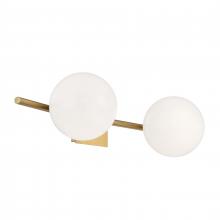 ELK Home 9682-SB-OP - Perch 24&#39;&#39; Wide 2-Light Vanity Light - Satin Brass