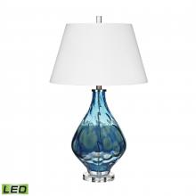 ELK Home D3060-LED - Gush 29&#39;&#39; High 1-Light Table Lamp - Blue - Includes LED Bulb