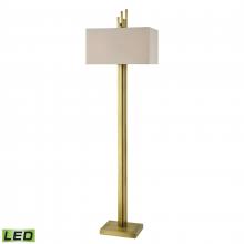 ELK Home D3939-LED - Azimuth 69&#39;&#39; High 2-Light Floor Lamp - Antique Brass - Includes LED Bulbs