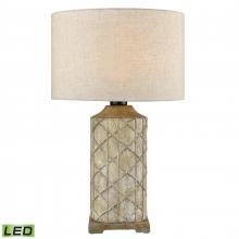 ELK Home D4388-LED - Sloan 24.5&#39;&#39; High 1-Light Outdoor Table Lamp - Antique Gray - Includes LED Bulb
