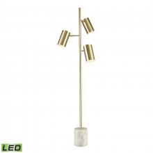 ELK Home D4533-LED - Dien 64&#39;&#39; High 3-Light Floor Lamp - Honey Brass - Includes LED Bulbs