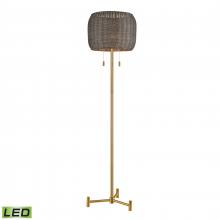 ELK Home D4693-LED - Bittar 61.5&#39;&#39; High 2-Light Floor Lamp - Aged Brass - Includes LED Bulbs