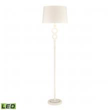 ELK Home D4698-LED - Hammered Home 67&#39;&#39; High 1-Light Floor Lamp - Matte White - Includes LED Bulb