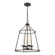 ELK Home EC89694/4 - Joanie 17.25&#39;&#39; Wide 4-Light Pendant - Old Bronze