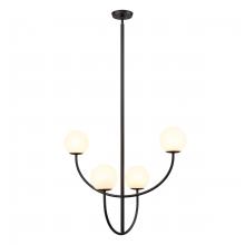 ELK Home H0018-10371 - Doby 30&#39;&#39; Wide 4-Light Pendant - Matte Black