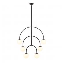 ELK Home H0018-10373 - Doby 34&#39;&#39; Wide 6-Light Pendant - Matte Black