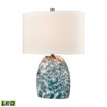 ELK Home H0019-8552-LED - Offshore 22&#39;&#39; High 1-Light Table Lamp - Blue - Includes LED Bulb