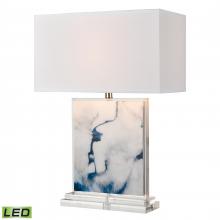 ELK Home H019-7229-LED - Belhaven 28&#39;&#39; High 1-Light Table Lamp - Blue - Includes LED Bulb