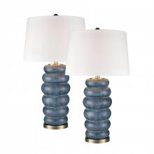 ELK Home S0019-10283/S2 - Barden 30&#39;&#39; High 1-Light Table Lamp - Set of 2 Blue