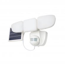 Cooper Lighting Solutions SLFS2AM3W - 180DEG MOTION, SOLAR TRIPLE, 2000 LM, WH