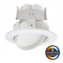 Cooper Lighting Solutions RA4089S1EWHR - 4&#34; RA HIGH LUMEN (800LMS) SELECCTABLE