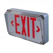 Cooper Lighting Solutions UX72BKSDHAZ - RNG,DC,OUTDOOR EXIT,BATT,DBL,BLK,SD,HAZ