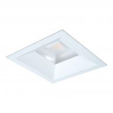 Cooper Lighting Solutions 64SWDMW - 6&#34; SQ SHLOW TRM,WIDE DST,MATTE WHITE