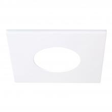 Cooper Lighting Solutions JBD4STRMMW - 4&#34; JBD SQUARE OVERLAY, MATTE WHITE
