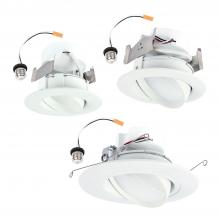 Cooper Lighting Solutions RA3059FSD2W1EWH - 3&#34; RA, 500LM, 5CCT, D2W, 120V, WHITE
