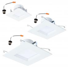 Cooper Lighting Solutions RSQ4TRMWH - 4&#34; RSQ OVERLAY, WHITE
