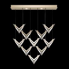 Fine Art Handcrafted Lighting 100052-6 - Blade 48&#34;W Rectangular Pendant
