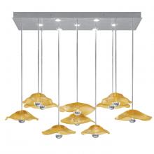 Fine Art Handcrafted Lighting 100062-42 - Embark 61.75&#34;W Rectangular Pendant