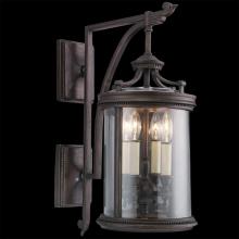 Fine Art Handcrafted Lighting 538581ST - Louvre 25&#34;H Outdoor Wall Mount