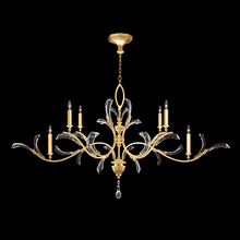 Fine Art Handcrafted Lighting 700840-SF3 - Beveled Arcs 74&#34; Oblong Chandelier