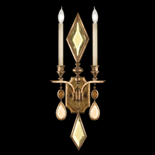 Fine Art Handcrafted Lighting 729150-1ST - Encased Gems 29&#34;H Sconce