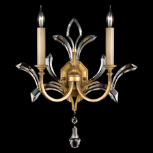 Fine Art Handcrafted Lighting 761350ST - Beveled Arcs 22&#34;H Sconce