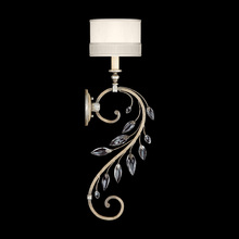 Fine Art Handcrafted Lighting 774650ST - Crystal Laurel 32&#34;H Sconce