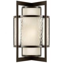 Fine Art Handcrafted Lighting 818181ST - Singapore Moderne Outdoor 19&#34; Outdoor Wall Sconce