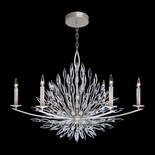 Fine Art Handcrafted Lighting 883240ST - Lily Buds 48&#34; Oblong Chandelier