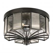 Fine Art Handcrafted Lighting 900082ST - Bristol 21.5&#34; Outdoor Flush Mount