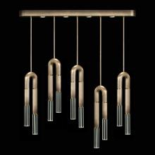 Fine Art Handcrafted Lighting 923140-610ST - Antonia 51.5&#34;W Linear Pendant