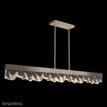 Fine Art Handcrafted Lighting 931340-3ST - Strata 54.5&#34; Linear Pendant