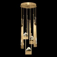 Fine Art Handcrafted Lighting 931940-2ST - Strata 24.5&#34;W Round Pendant